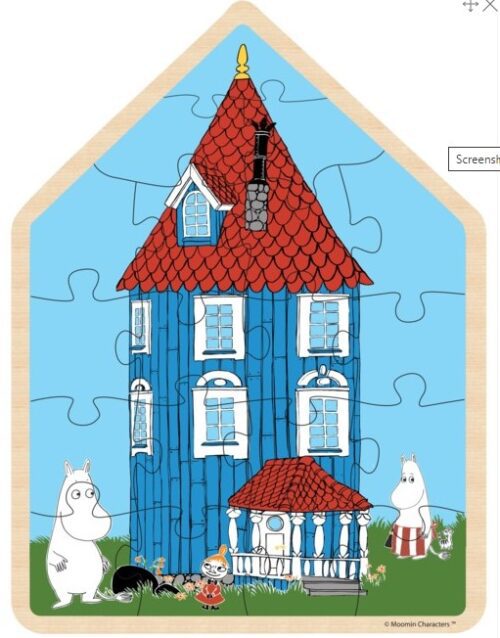 Moomin - Wooden baby puzzles - House