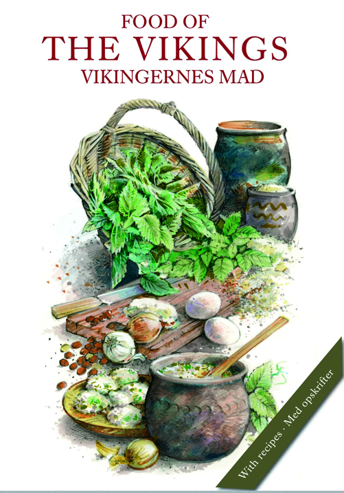 Vikingernes mad - FOOD of the VIKINGS -  Kortmappe med opskrifter