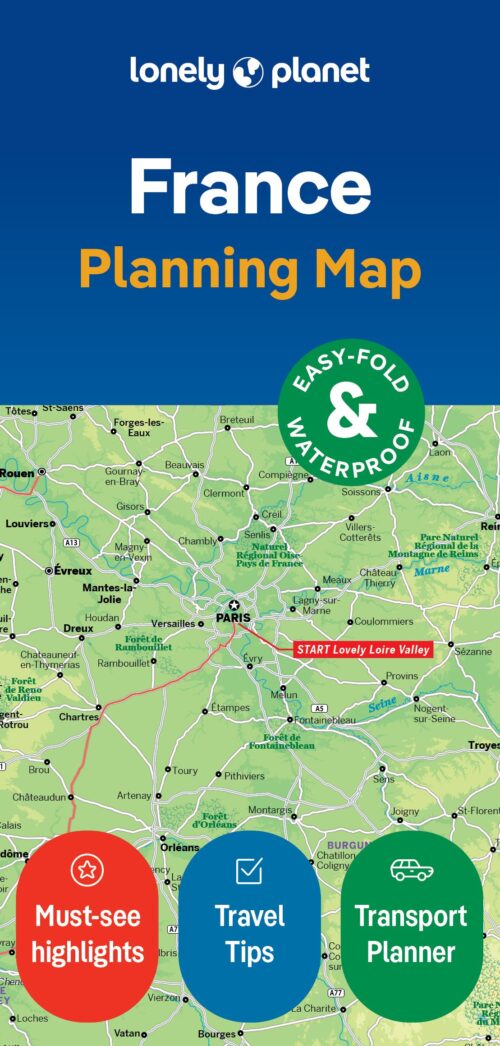 Lonely Planet Planning Map: France