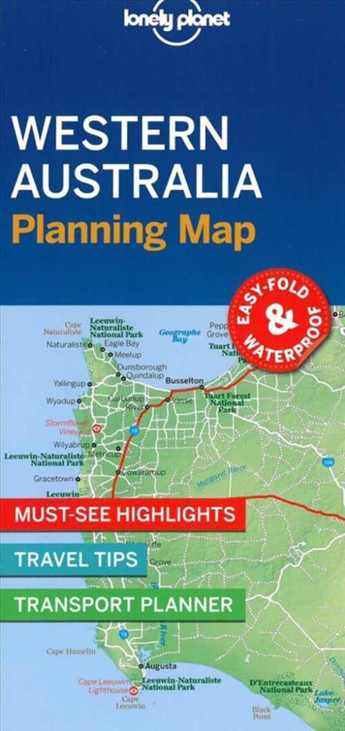 Lonely Planet Planning Map: Western Australia