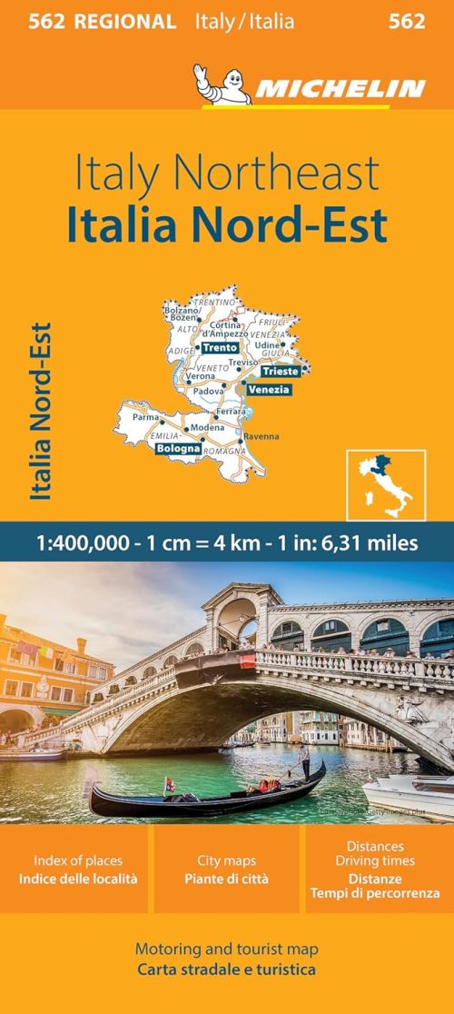 Michelin Italy Blad 562: Northeast