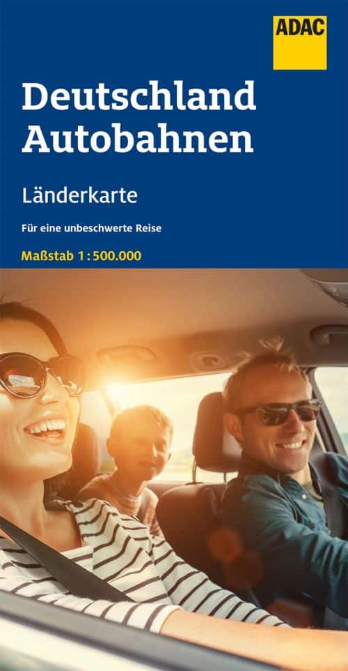 ADAC LänderKarte Deutschland Autobahnen