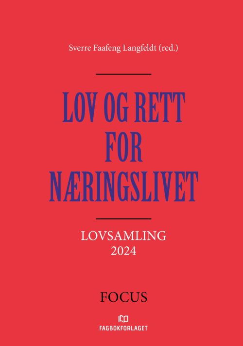 Lov og rett for næringslivet. Lovsamling 2024