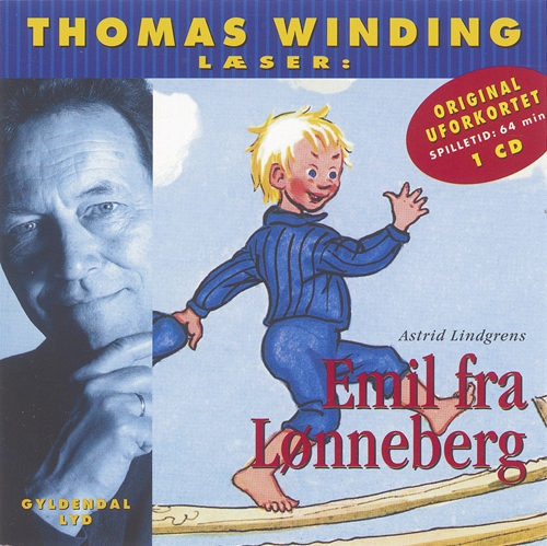 Thomas Winding læser Emil fra Lønneberg. CD