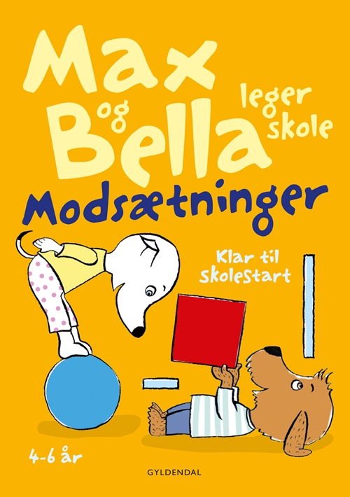 Max og Bella leger skole. Modsætninger