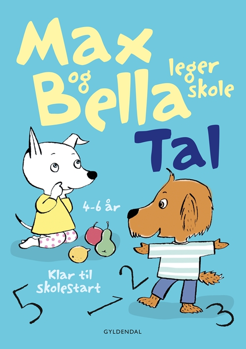 Max og Bella leger skole. Tal