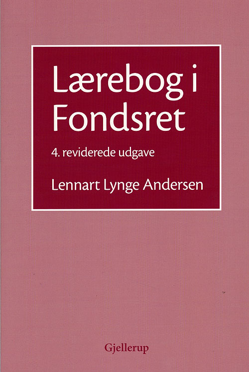 Lærebog i Fondsret