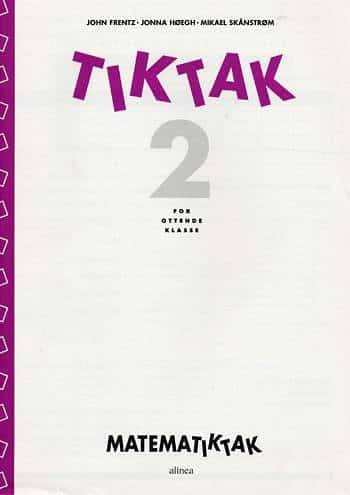 Matematik-Tak 8.kl. Tik-Tak 2