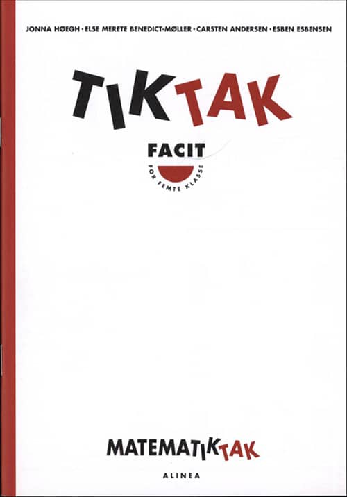 Matematik-Tak 5.kl. Tik-Tak