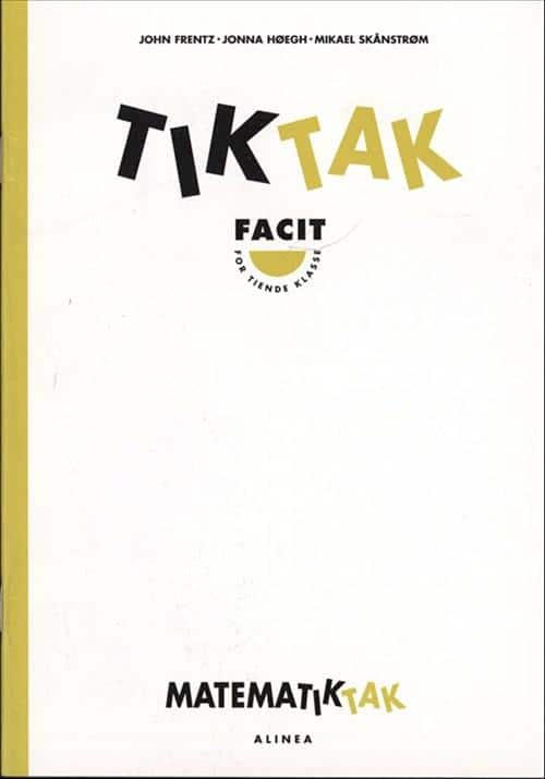 Matematik-Tak 10.kl. Tik-Tak