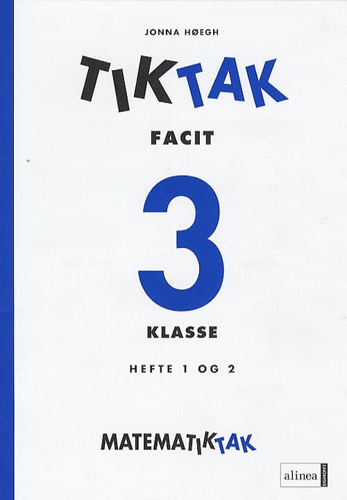 Matematik-Tak 3.kl. Tik-tak-