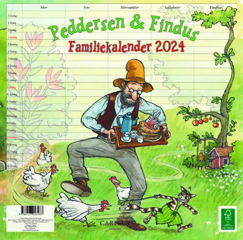 Peddersen & Findus - familiekalender 2024