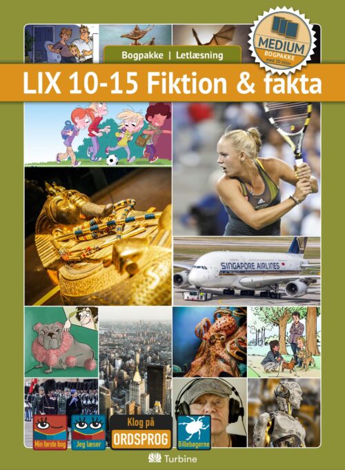 LIX 10-15 Fiktion & fakta (MEDIUM 20 bøger)