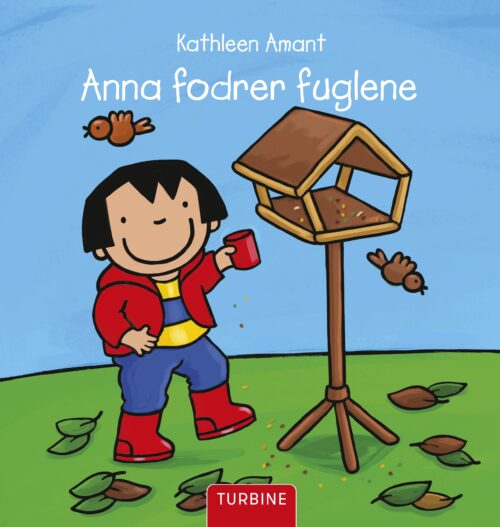 Anna fodrer fuglene