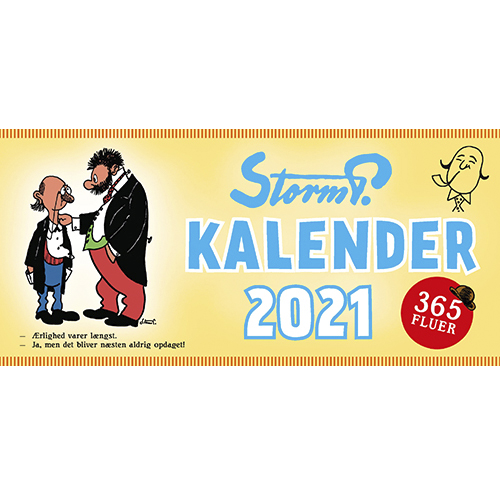 Storm P. - Kalender 2021 - 365 fluer.