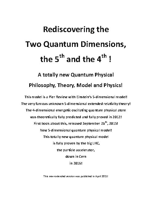 Rediscovering the Two Quantum Dimensions