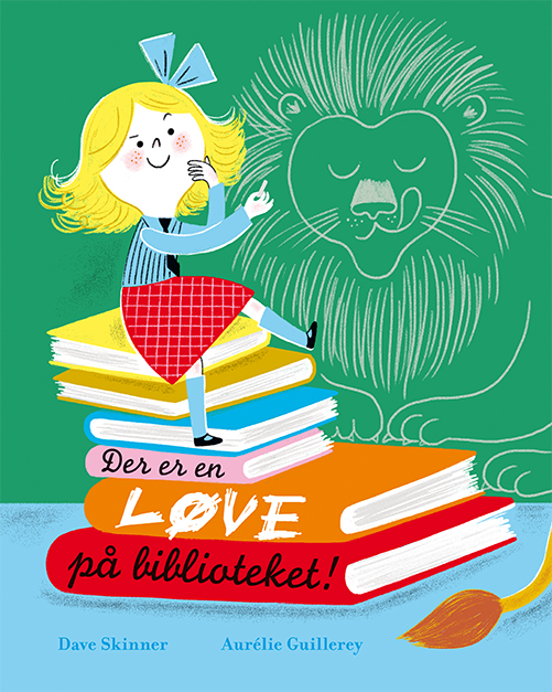 Der er en løve på biblioteket!