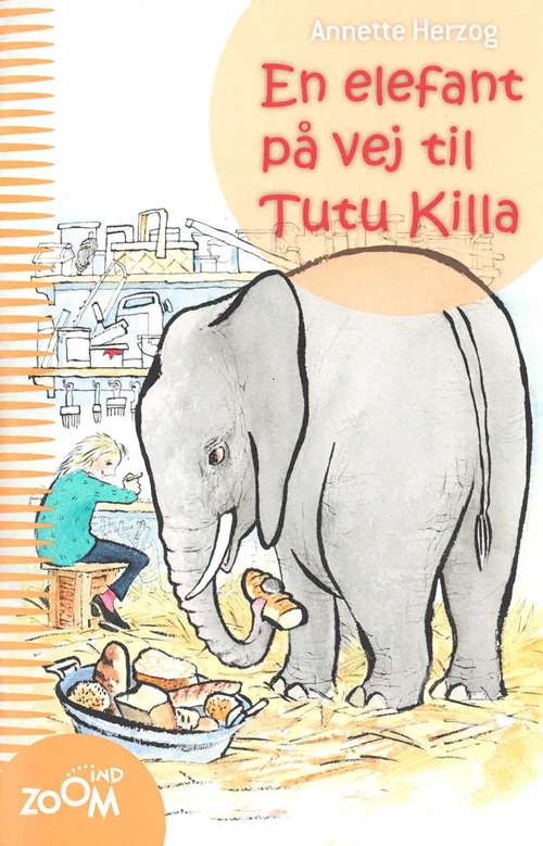 En elefant på vej til Tutu Killa Zoom ind