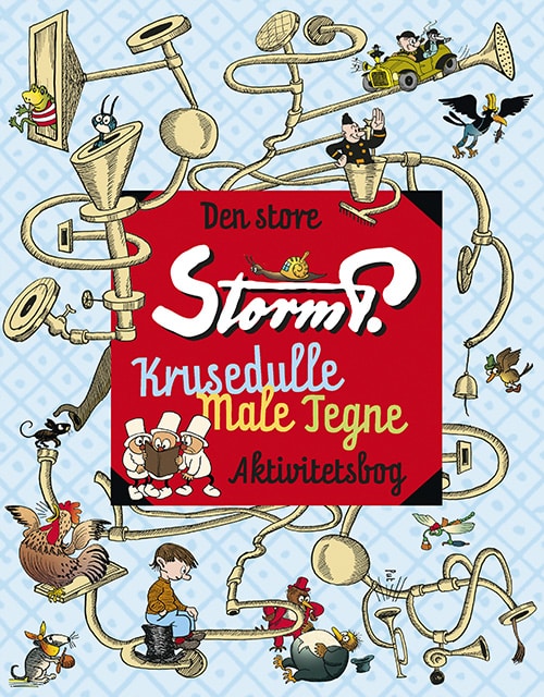 Storm P.- Den store Storm P.-krusedulle-male-tegne-aktivitetsbog (sæt á 2 stk - pris pr. stk 79