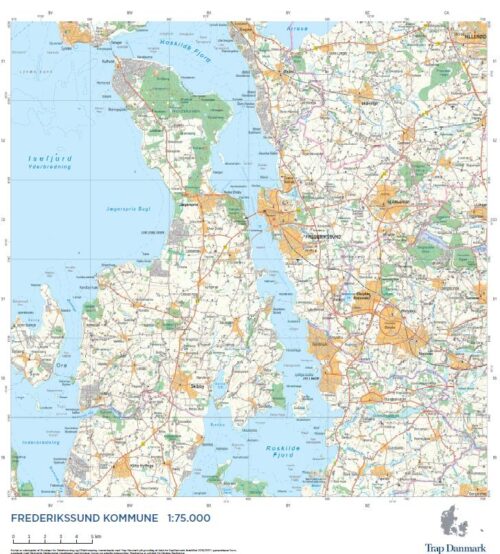 Trap Danmark: Kort over Frederikssund Kommune