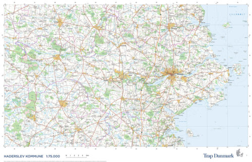 Trap Danmark: Kort over Haderslev Kommune