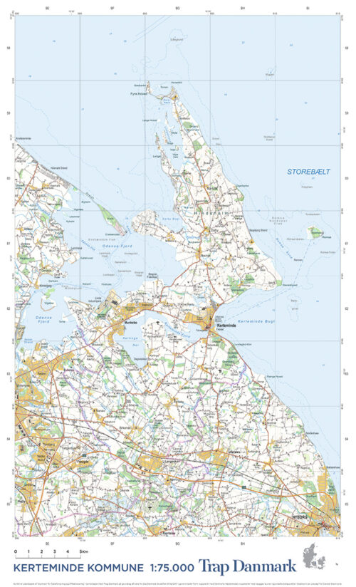 Trap Danmark: Kort over Kerteminde Kommune