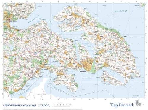 Trap Danmark: Falset kort over Sønderborg Kommune