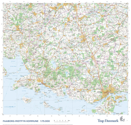 Trap Danmark: Falset kort over Faaborg-Midtfyn Kommune