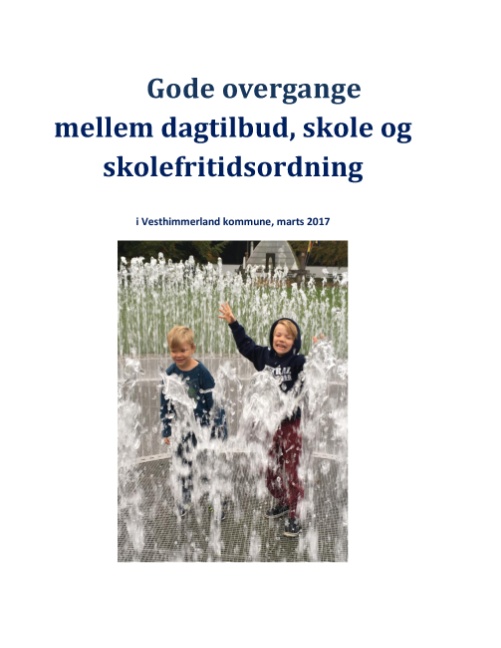 Gode overgange mellem dagtilbud