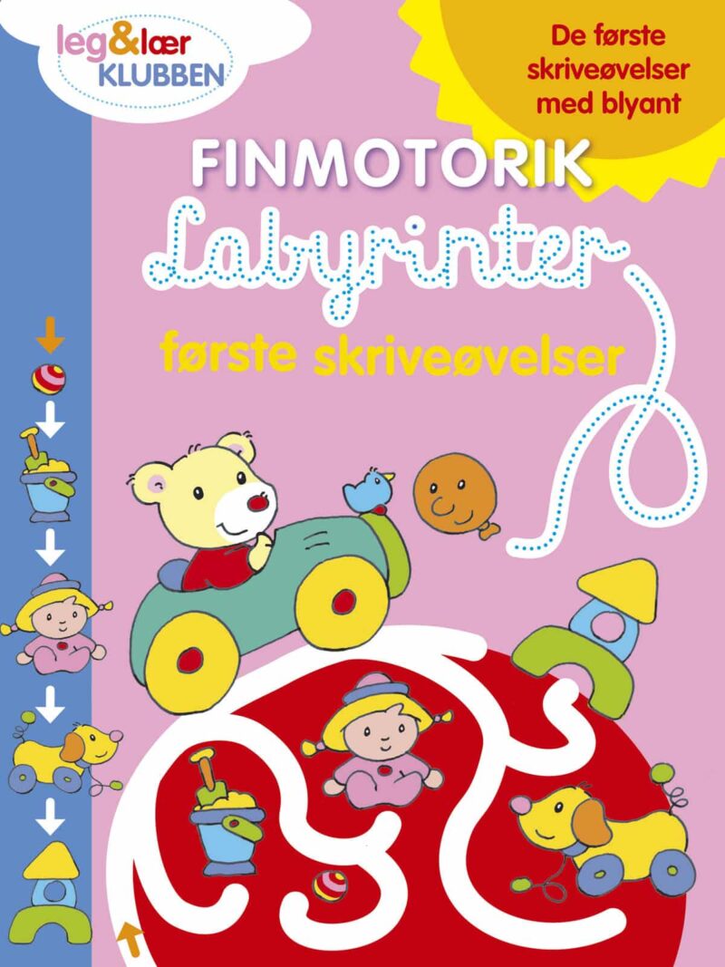 Finmotorik-labyrinter (bamse)