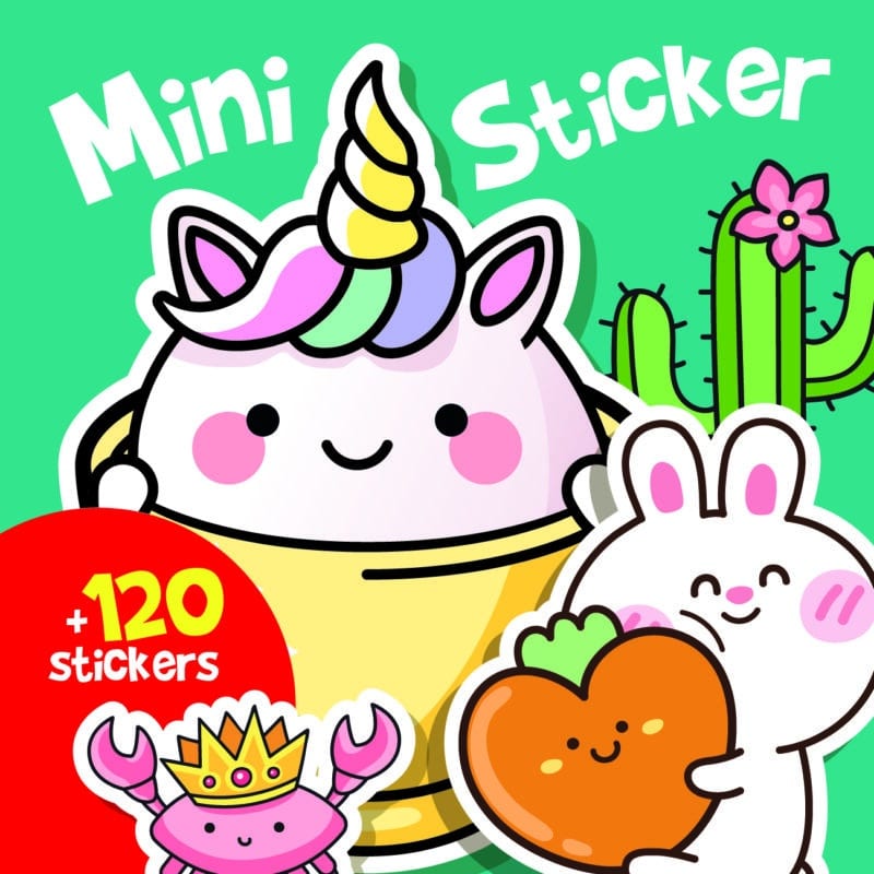 Snip Snap Snude: Mini-stickers: Manga - KOLLI á 12 stk. - pris pr. stk. ca. kr. 14