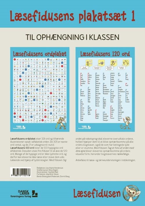 Læsefidusens plakatsæt 1
