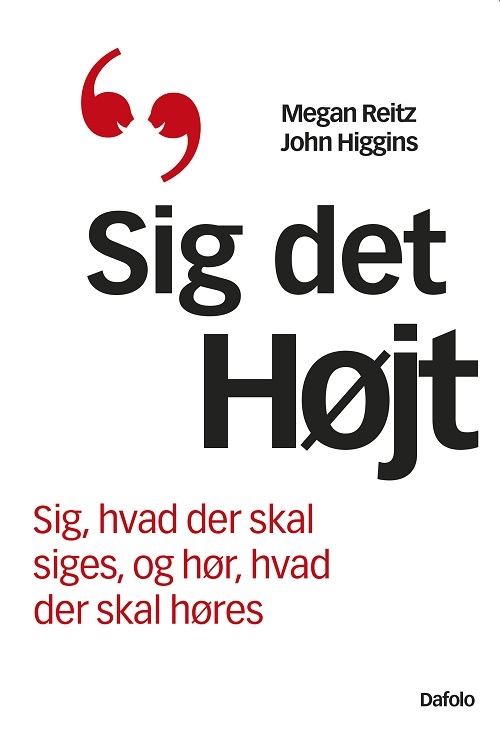 Sig det højt