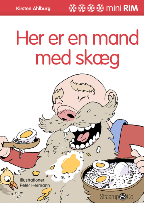 Her er en mand med skæg