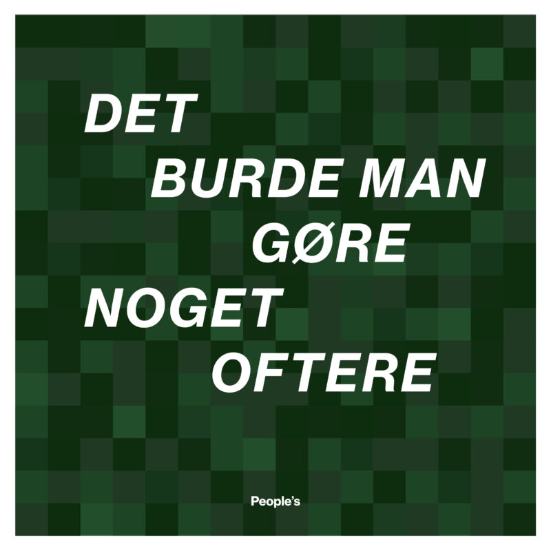 Det burde man gøre noget oftere