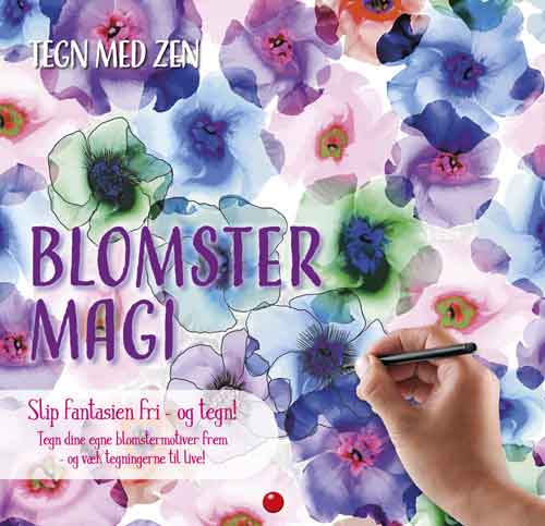 Tegn med zen: Blomstermagi (BLÅ)