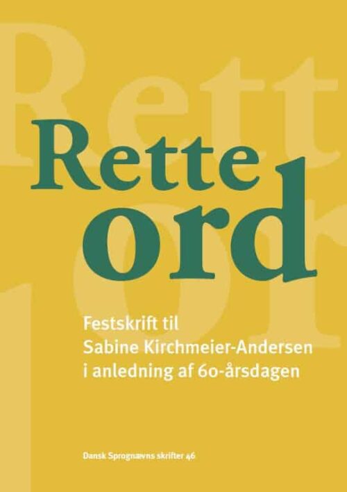 Rette ord