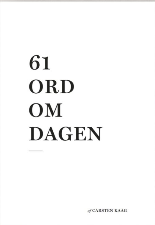 61 ord om dagen