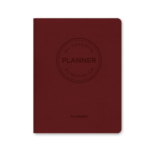 MY FAVORITE PLANNER 20/21 Varm rød