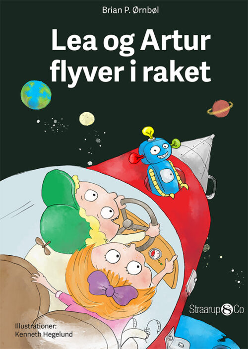 Lea og Artur flyver i raket