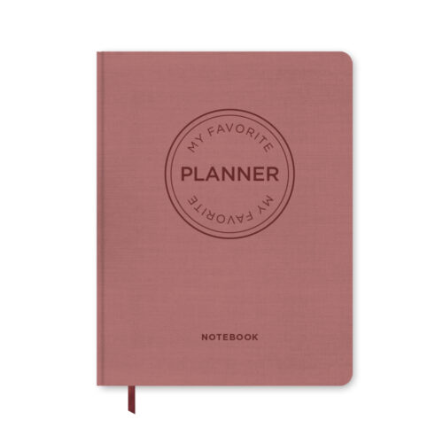 MY FAVORITE PLANNER Notebook / Vintage Rosa