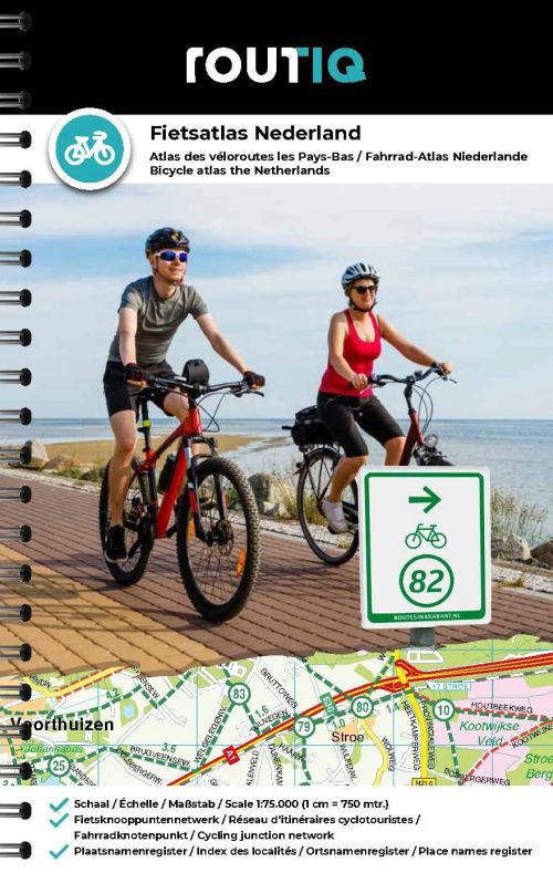 Bicycle atlas of the Nederlands